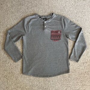 Volcom Men’s Long Sleeve Henley